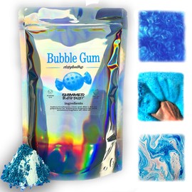 Stsfybaths Sky Blue Bubblegum Shimmer Bath Bomb in A Bag - Handmade Scented Bath Bombs for Women,Kids and Men - Bulk Bathbomb Fizzies Perfect for Boys and Girls All Ages (Large, Sky Blue)