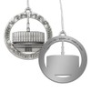 LDS Temple Ornament by Ringmasters | Antique Silver-Finish Hanging Ornament