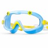 Kids Swim Goggles with Earplugs – Big Frame Anti-Fog No-Leak