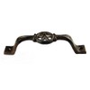 Star Cast Iron Antique Style Rustic Barn Handle, Gate Drawer