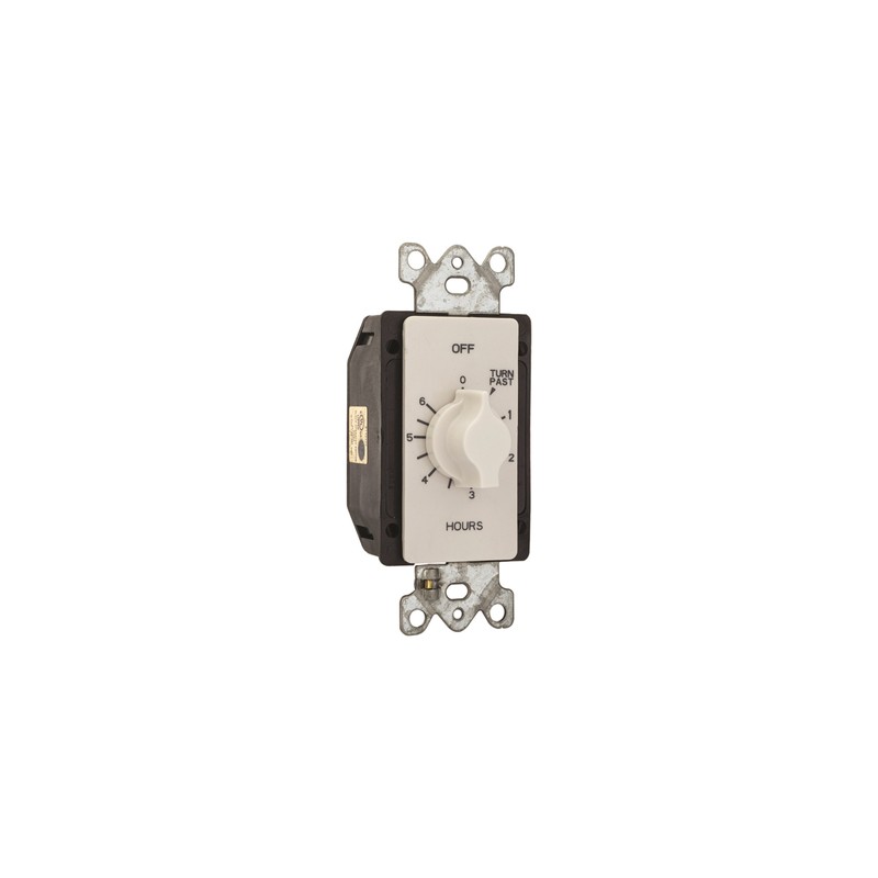 nsi INDUSTRIES TORK A506HW Spring-Wound In-Wall Twist Timer , 6-Hour