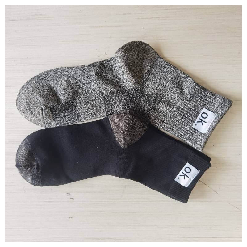 Ok. Grounding Socks Grey L - Faraday Earthing Silver Conductive