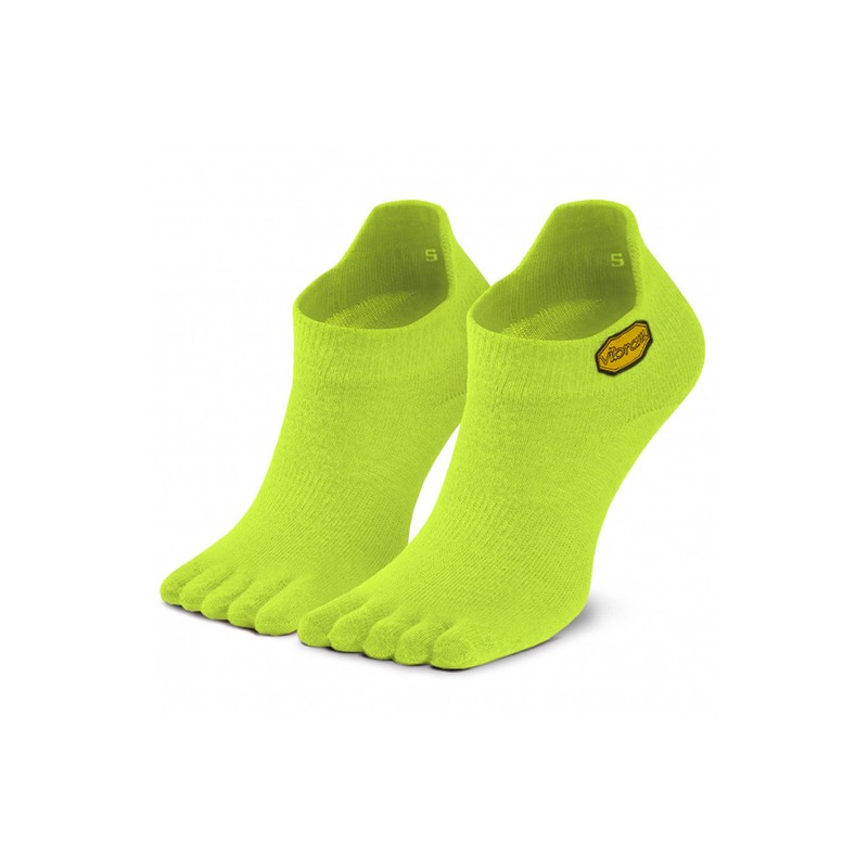 Vibram FiveFingers Men's Athletic No Show Socks, Men, S18N02S, Yellow,