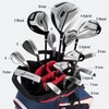 uniHimal 14-Way Golf Cart Bag with Full Length Padded Divider