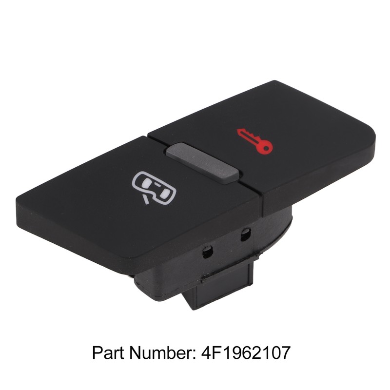 Car Door Lock Unlock Switch 4F1962107 ABS+Metal Automotive Accessories Replacement