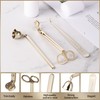 YioQio 3-in-1 Candle Accessory Set, Candle Wick Trimmer,Candle Wick Dipper,Candle