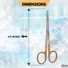 Multipurpose IRIS Micro Dissecting Precision Lab Scissors 4.5" Stainless Steel
