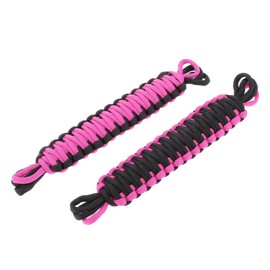 REPAIROCK 2pcs Door Strap Swing for Jeep Wrangler TJ JK JKU JL JLU YJ for Gladiator JT 2/4 Door 1987-2021 Door Limiting Straps Door Check Straps Retractable Swing Limiter Nylon Black Pink
