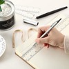 Clear Plastic Ruler Straight Ruler Flexible Ruler, 30Pcs Clear Ruler