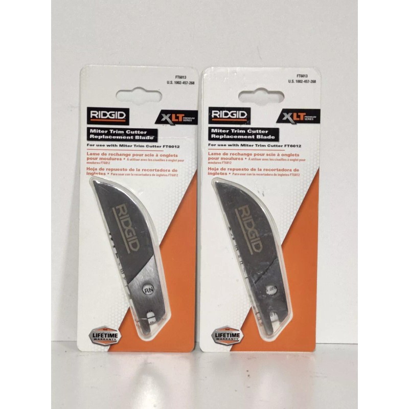 RIDGID 2X RIDGID FT6013 XLT Miter Trim Cutter Replacement Blades