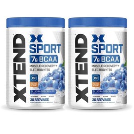 Extend Sports BCAA Powder Blue Raspberry 345g, 2 pcs / 익스텐드 스포츠 BCAA 파우더 블루 라즈베리 345g, 2개