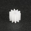 uxcell 50pcs Plastic Gears White 10 Teeth Model 102A Reduction