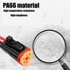 Laisomeke - Conector de cable impermeable de 3 pines, enchufe