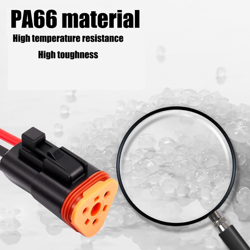 Laisomeke - Conector de cable impermeable de 3 pines, enchufe
