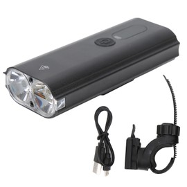 L304 Bike Light 3000 MAh USB Fast Charge IPX5 Waterproof Rainproof Night Riding Outdoor Bicycle HeadlightBlack