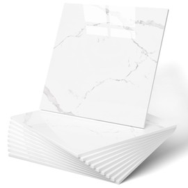 WAPANE Peel and Stick Tile Shower Waterproof Marble Tiles Wall Panels, 11.8"x11.8" Self-Adhesive Backsplash Tile, 20 Pack