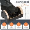 Toughty Boot Scrubber - Heavy-Duty All-Weather Shoe Cleaner with Scraper