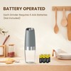 KIARYUOLL Gravity Electric Salt And Pepper Grinder Set, Automatic Salt