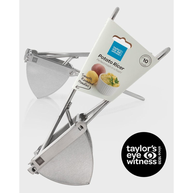 Heavy-Duty Stainless Steel Potato Ricer – Professional Grade Kitchen Tool