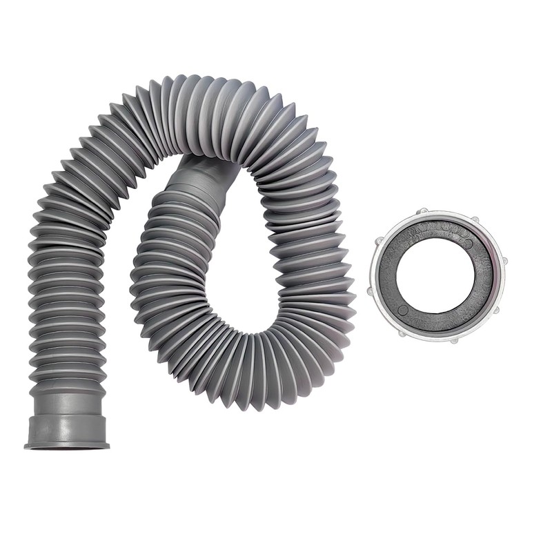 Qrity Flexible Waste Pipe, Sink Waste Pipe, Inner Diameter 45