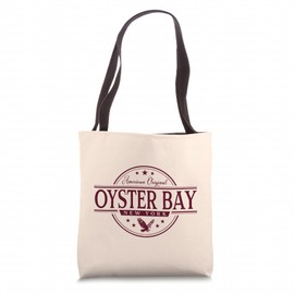 Oyster Bay New York - Oyster Bay NY Label Tote Bag