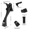 1 Pack Black Kick Down Door Stopper for Bottom of