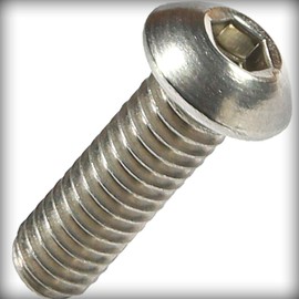 New Pack of 10 Pcs Button Socket Cap Hardware Stainless Steel Metal Machine Screws Kit Fine Thread 5/16-24 X 1" inch Set Warranity by Pr-Merchant