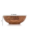Kimona Acacia Wood Decorative Bowl Centerpiece for Home Decor, Natural