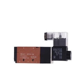 RAEZWJTDC 4V210-08 Pneumatic Two-Two-Position Five-Way electromagnetic Ventilation Valve AC220V DC24V can Replace air Control(4V210-08 Without Coil)