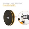 39 Feet Weather Stripping Door Seal- 1/4" Wide X 1/8"