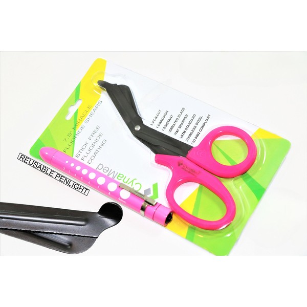 German Premium Fluoride Coated Non Stick Nurse EMS EMT Shears