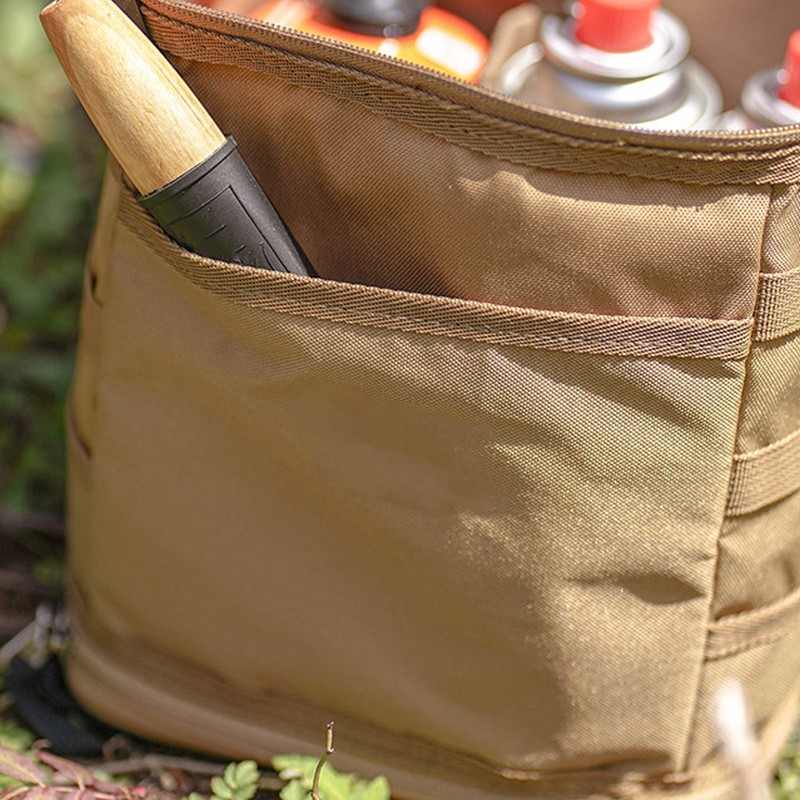 Camping Storage Bag Oxford Cloth Built in Mesh Pocket Portable