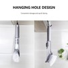 Soap Gray Dispensing Dish Brush With Buckle Sponge，Non-Scratch Kitchen Scrubber