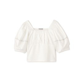 Jill by Jill Stuart Bustier Cut-and-Sew, white