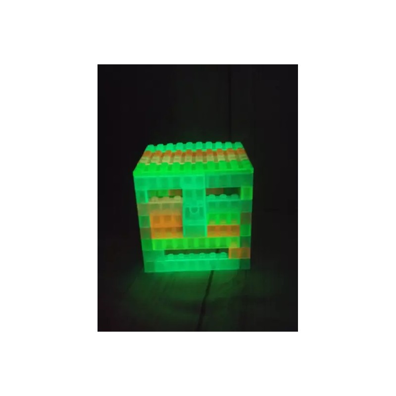 IMEX 500 pc Assorted Glow In The Dark Bricks