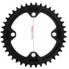 Demeras Bicycle Round Chainring Aluminium Alloy Simple Narrow Wide Chain