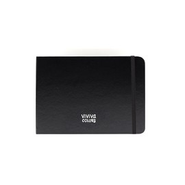 Viviva 64 Pages Mixed Media Drawing Paper Sketchbook, 120 lbs, Sweden Made Ivory Paper, A6 Size 4"x 6"