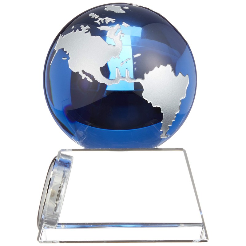 Narumi GW1000-11050 Glassworks Blue Earth Watch Height 3.5 inches (9