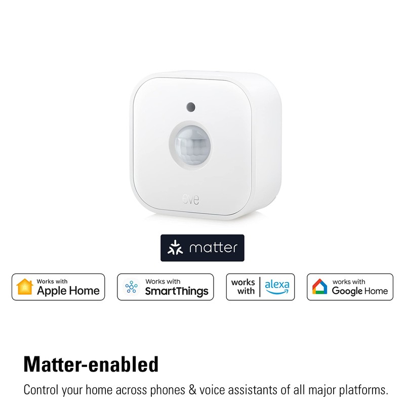 Eve Motion (Matter) – Smart motion sensor with light sensor,
