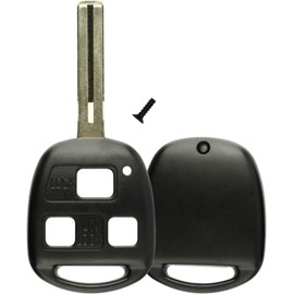 KeylessOption Key Replacement Case Shell Keyless Entry Remote Fob Uncut Blade Fix Master for Hyq1512v, Hyq12bbt