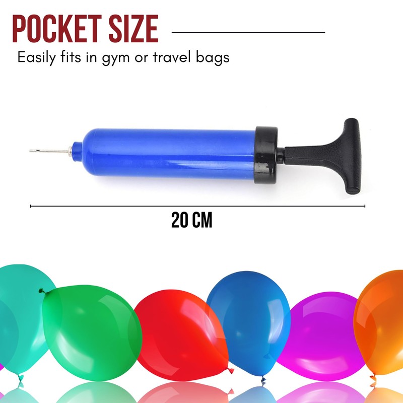 Double Action Sports Pump for Footballs & Inflatables – 20cm