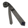Ruth&Boaz Men's Wool Blend Skinny Necktie Tie (Tweed Black)