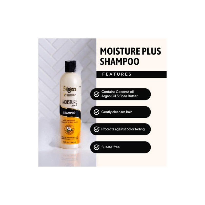 Bigen Moisture Plus Shampoo 12 OZ - 2 pack
