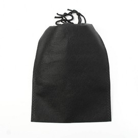 30-Piece Set of Non-Woven Drawstring Pouches (16x25cm) Color: Black