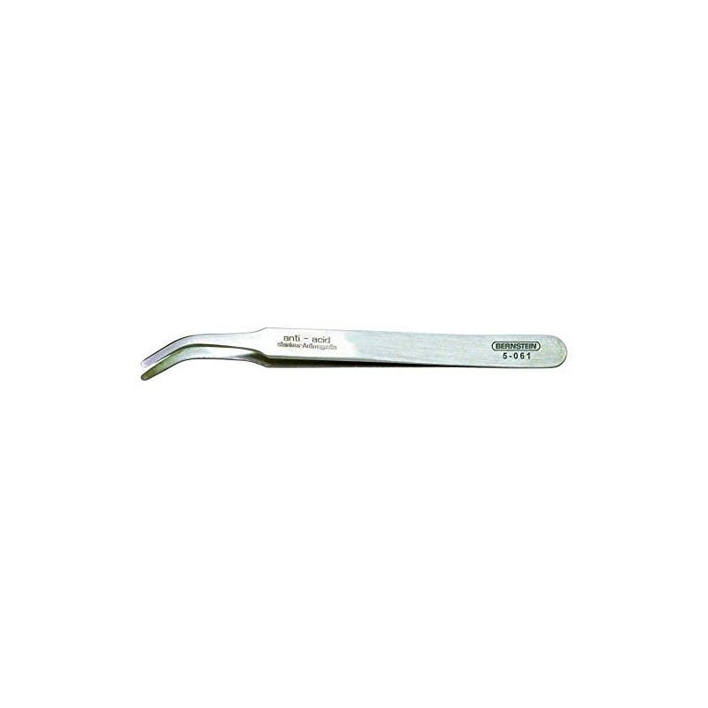 Bernstein 5-061 SMD Forceps 115 mm Angled Flat / Wide