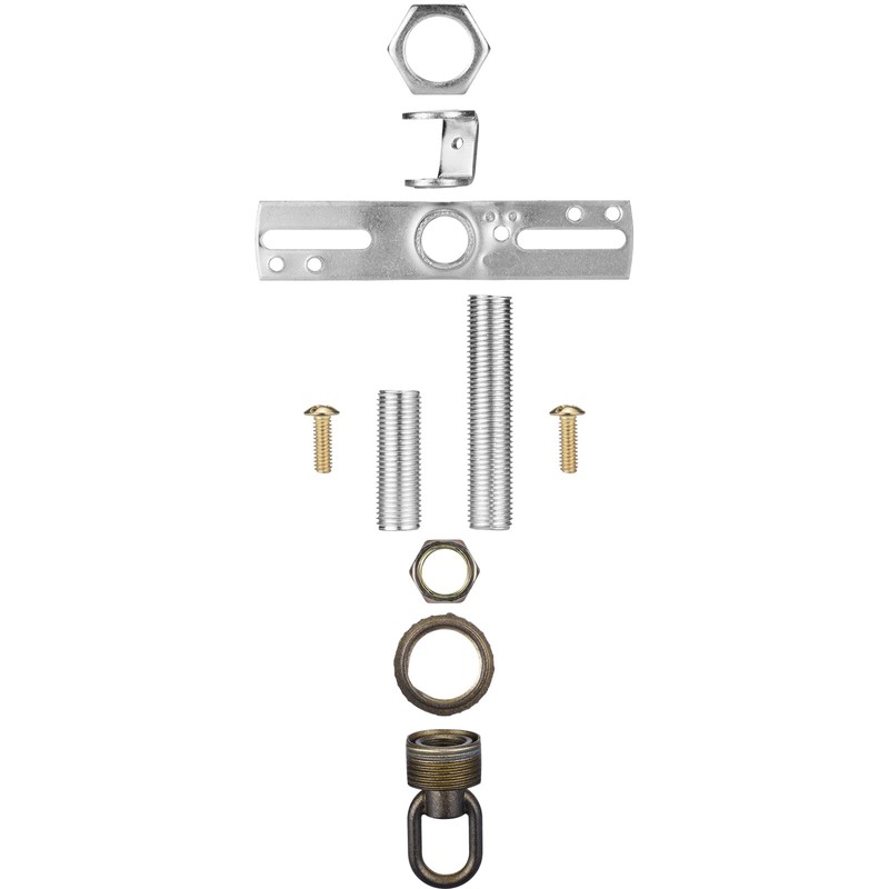 Canomo Light Fixture Cross Bar Kit, Lighting Screw Collar Loop