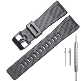 WRISTARMOR 24mm Quick Release Resin Strap Compatible with Caiso GA-2000 PRW-6600 PRG-600/650 Mens Replacement Watch Band Accessories