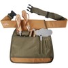 Durable Outdoor Gardening Adjustable Tool Belt Apron with PVC Lining