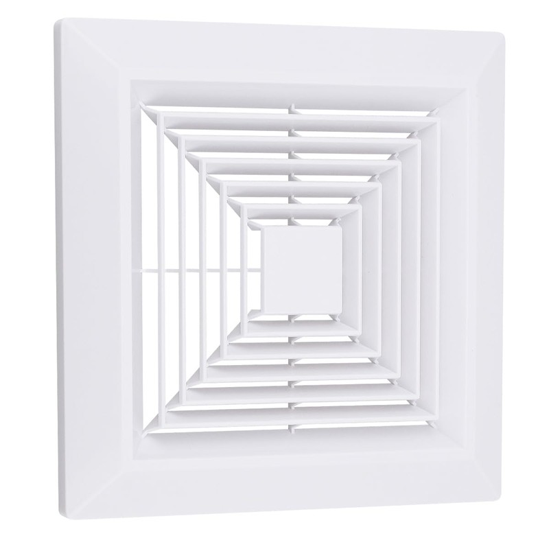 1-Piece (9"x9"Inches) Bathroom Exhaust Fan Cover with Spring for Br-oan
