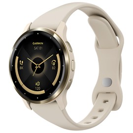 Laband 18mm Slim Silicone Band Compatible with Garmin Venu 3S 41mm/Venu 2S/Vivoactive 4S/Vivomove 3S/Venu 4 41mm/Forerunner 255S/Forerunner 265S, Soft Thin Sport Replacement Watch Band for Women Men